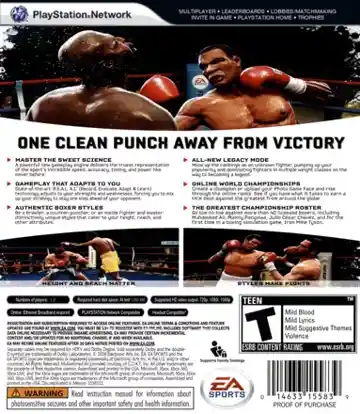 Fight Night Round 4 (USA) (v1.04) (Disc) (Update) box cover back